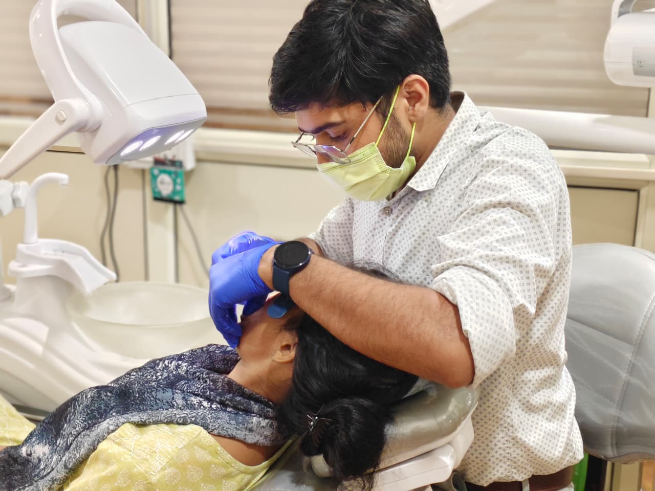 Invisalign clear aligner treatment