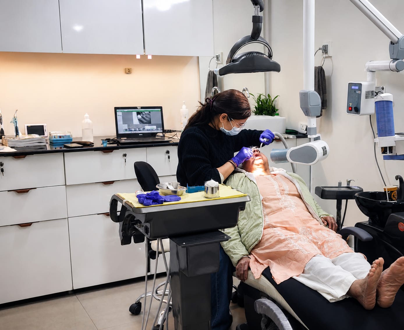 Hygienic dental treatment environment