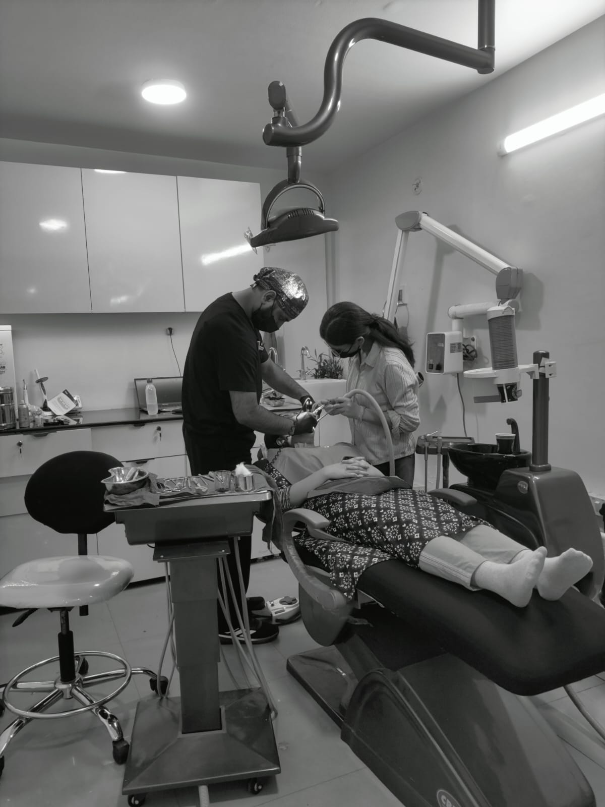 Oral surgery at the clinic